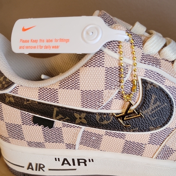 NK Air Force 1 Brown Athletic Shoes - Picture 5 of 13